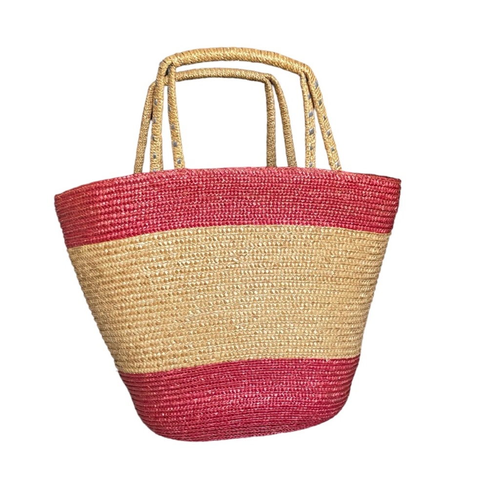 Vintage Basket Summer Tote Bag Large - Picture 1 of 5